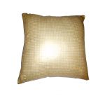 Cushion With Square Gold Sequins<br/> Dimensions 350mmx350mm <br/> Reference #HE-02 <br/> Product #HE-02
